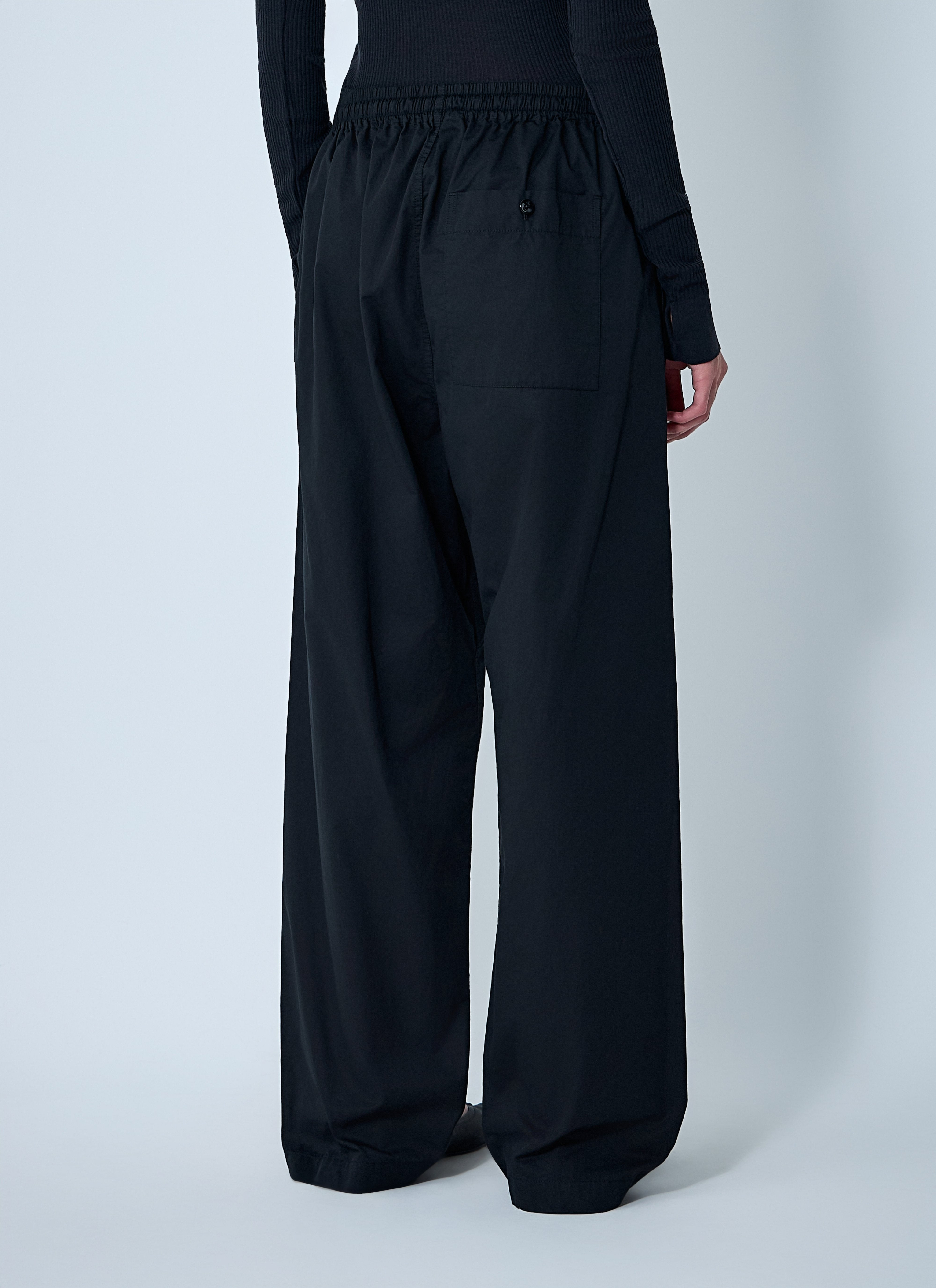 Lemaire Women Lightweight Cotton Satin Pants - 4