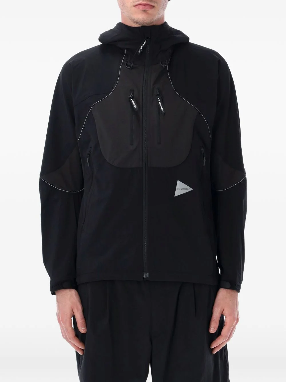 hooded zip-up jacket - 1