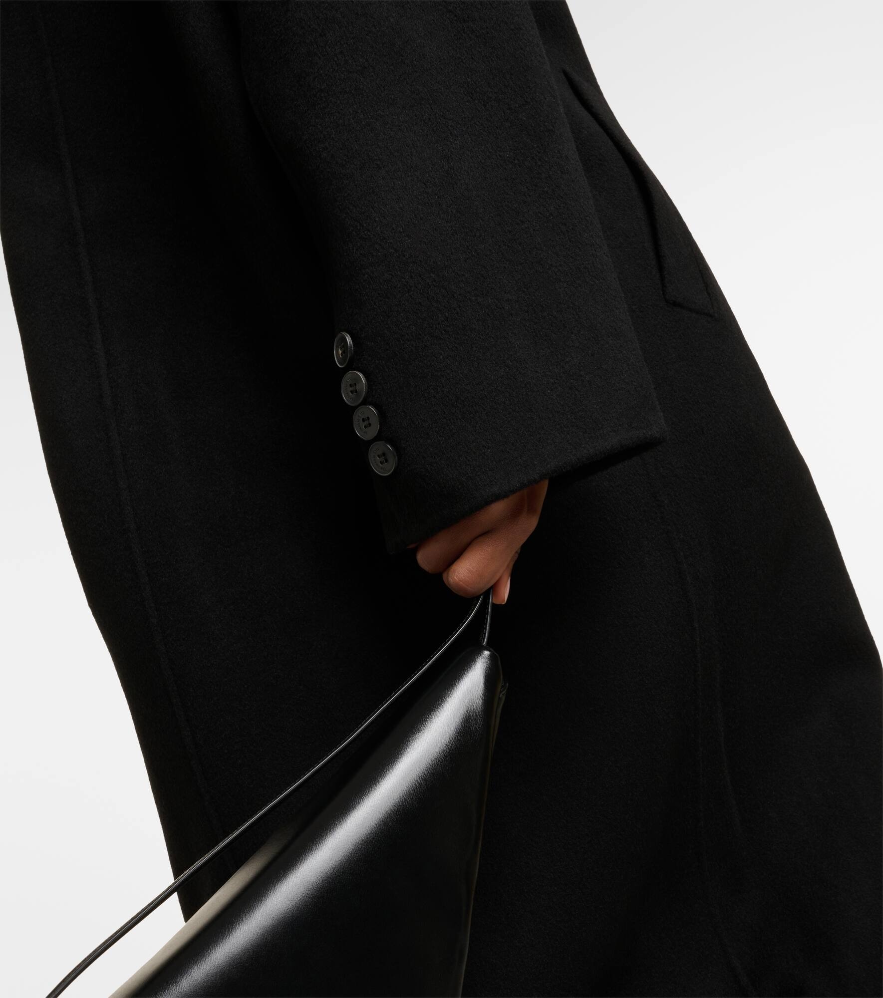 Gaia oversized wool-blend coat - 5