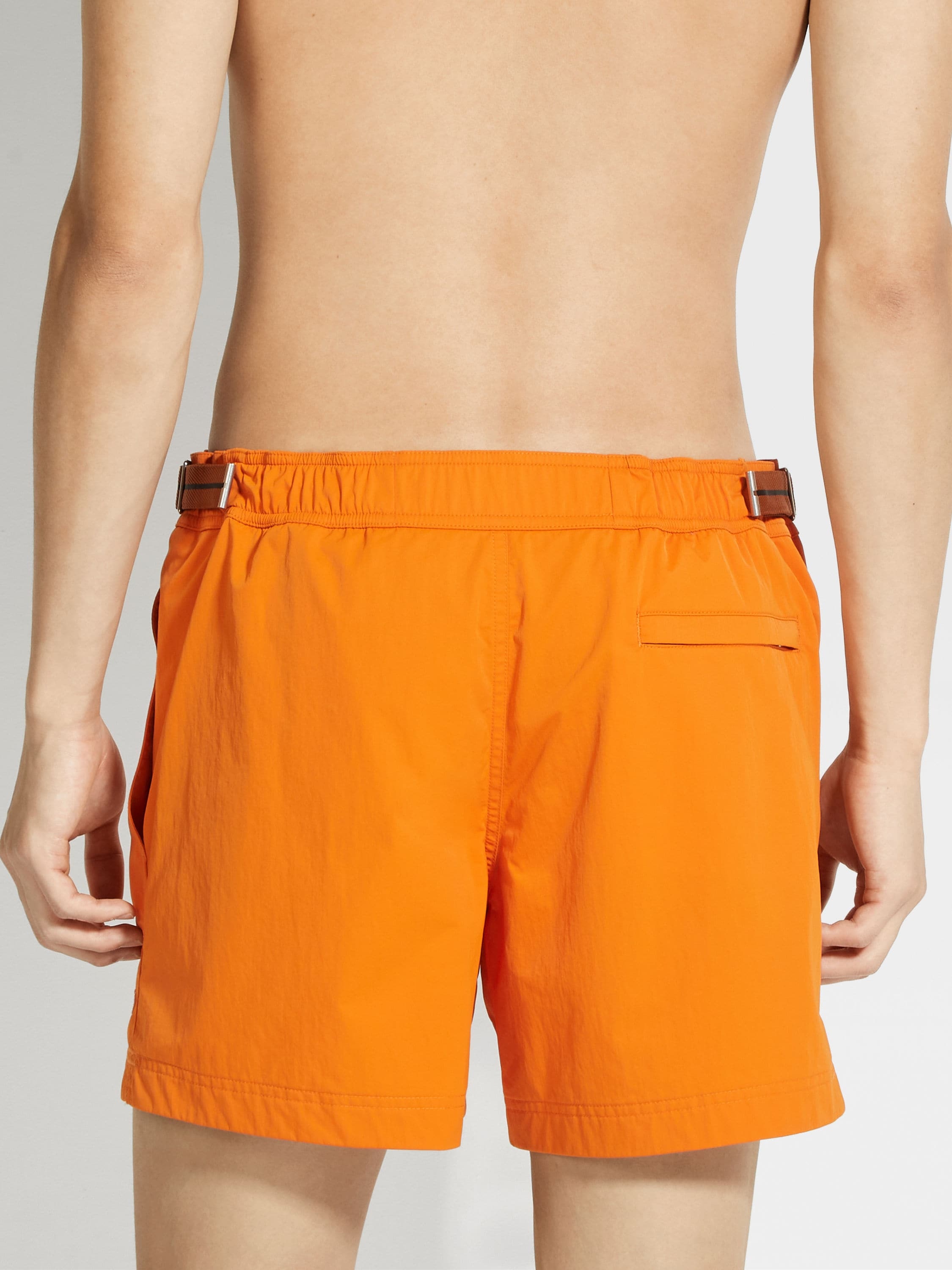 ZEGNA 232 ROAD BRAND MARK SWIM TRUNKS - 3