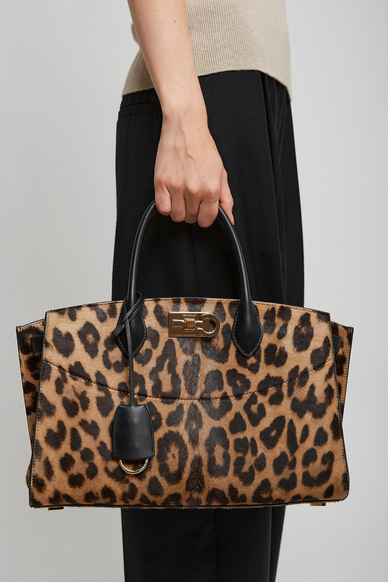 FERRAGAMO The new studio leopard bag outlook