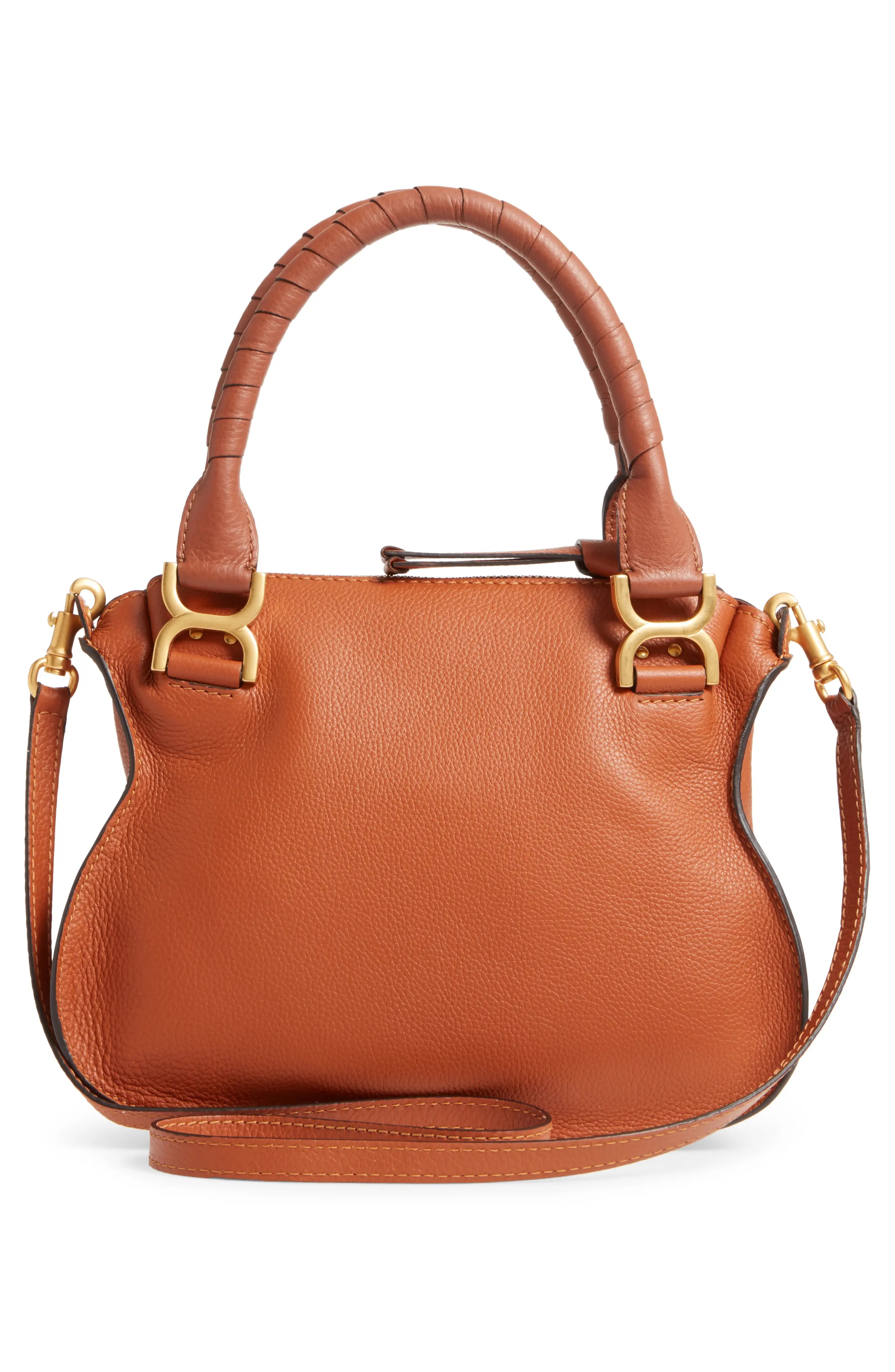 Small Marcie Leather Satchel - 3