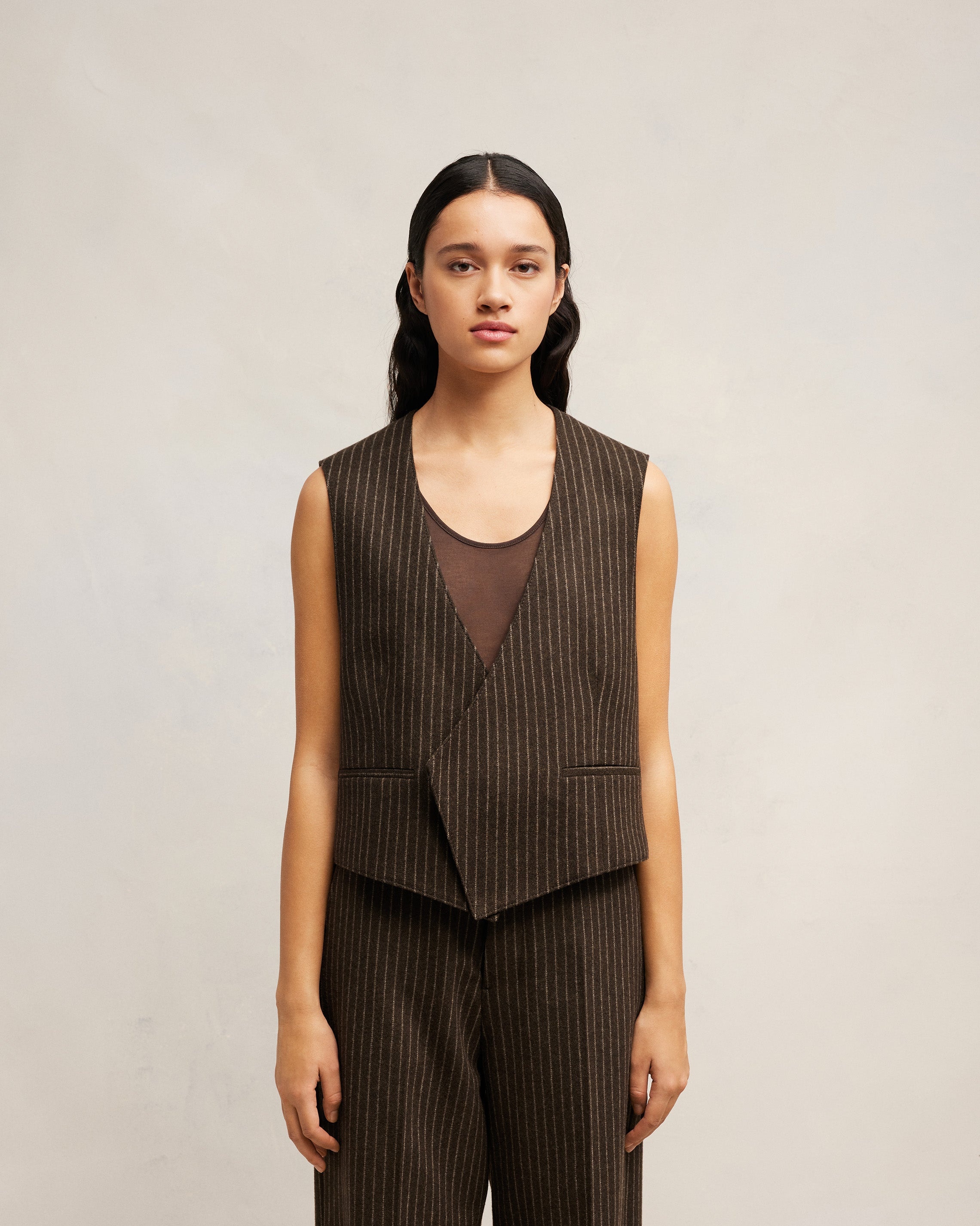 SLEEVELESS MILITARY JACKET - 3
