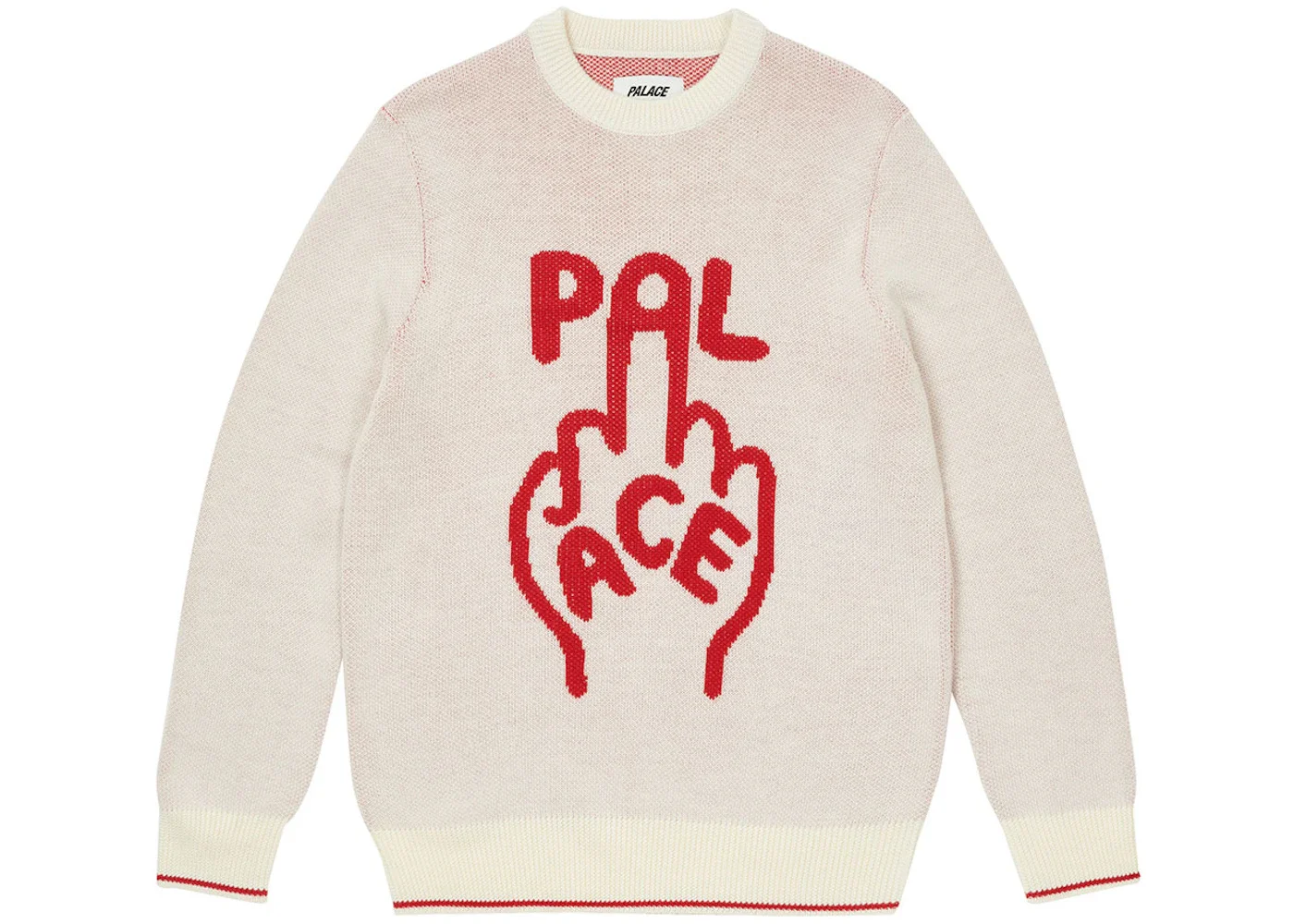 Palace Finger Up Knit White - 1