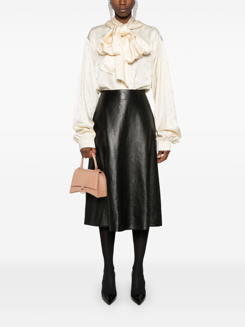 long-sleeve hooded blouse - 2