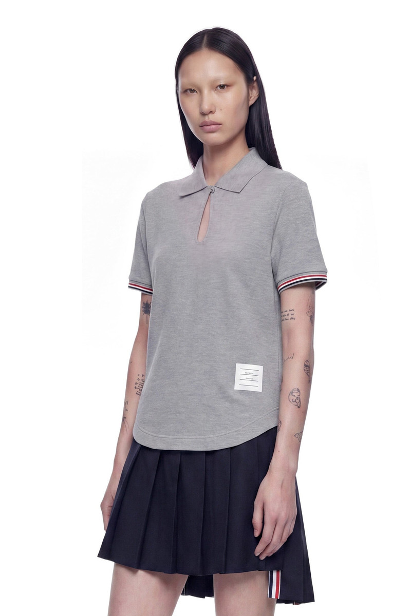 Thom Browne Keyhole Polo Shirt outlook