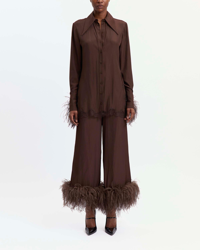 16ARLINGTON JOELLE TROUSER IN SATIN outlook