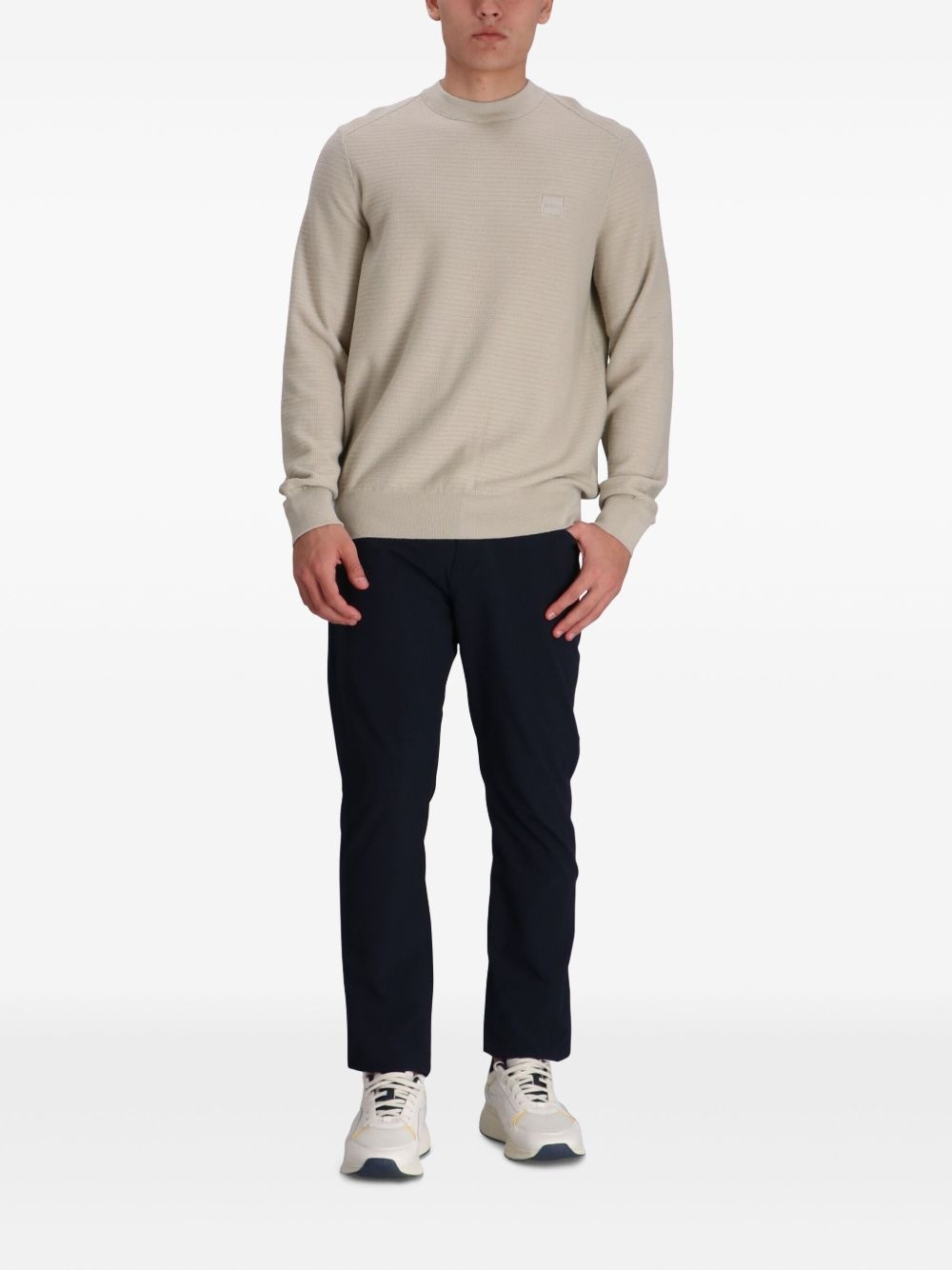 logo-appliqué jumper - 2