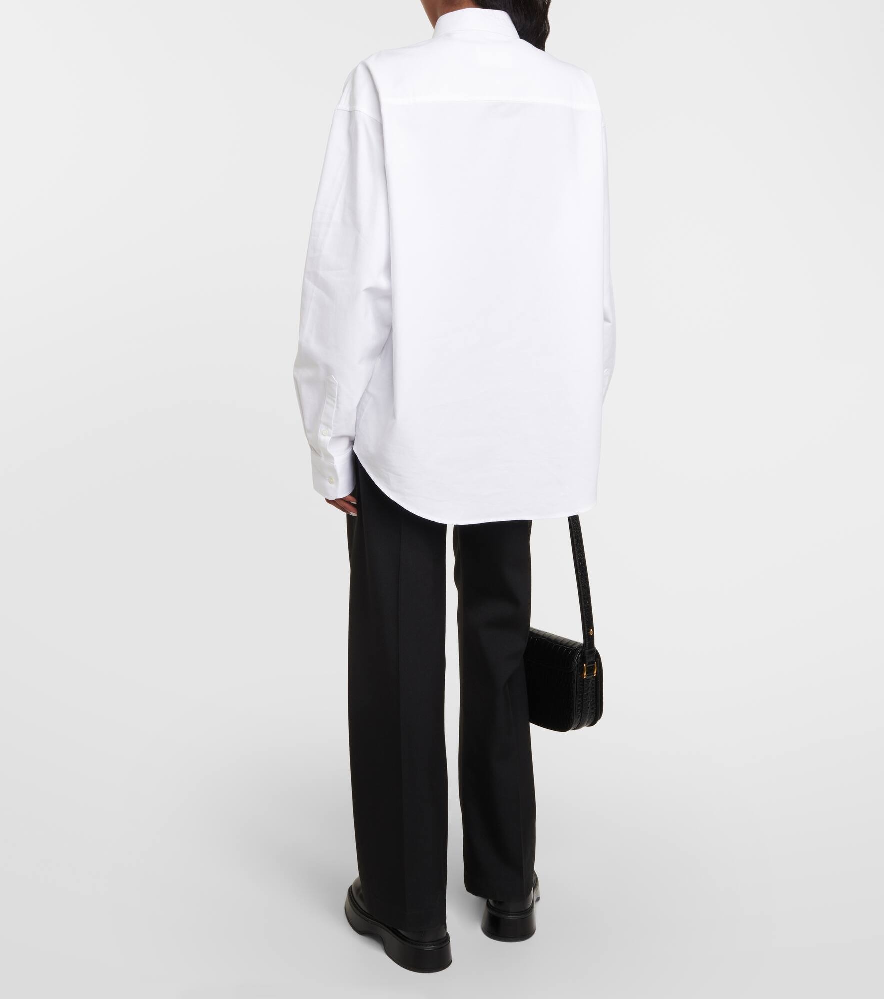 Oversized cotton shirt - 3