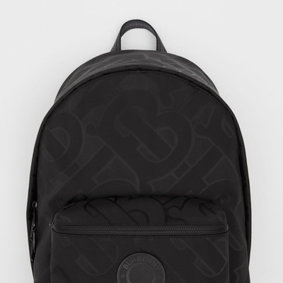 Burberry Monogram Recycled Polyester Jacquard Backpack outlook