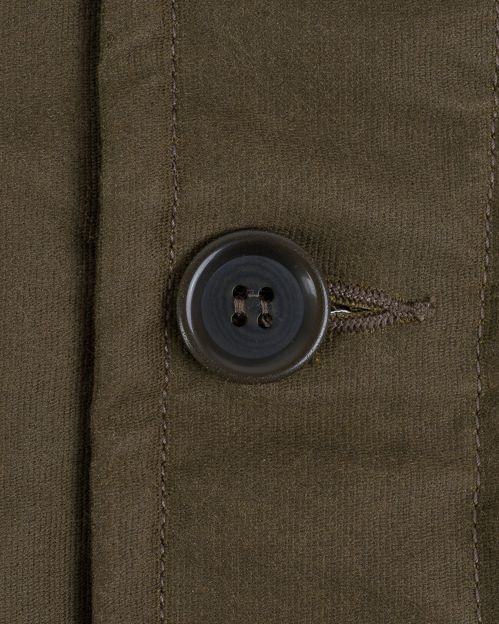 IHM-37-ODG Oiled Whipcord N1 Deck Jacket - Olive - 9