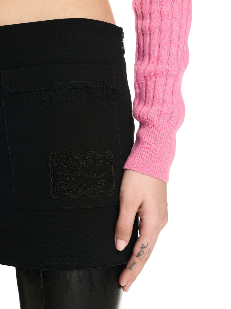 Stretch Vi Rawcut Mini Skirt 5