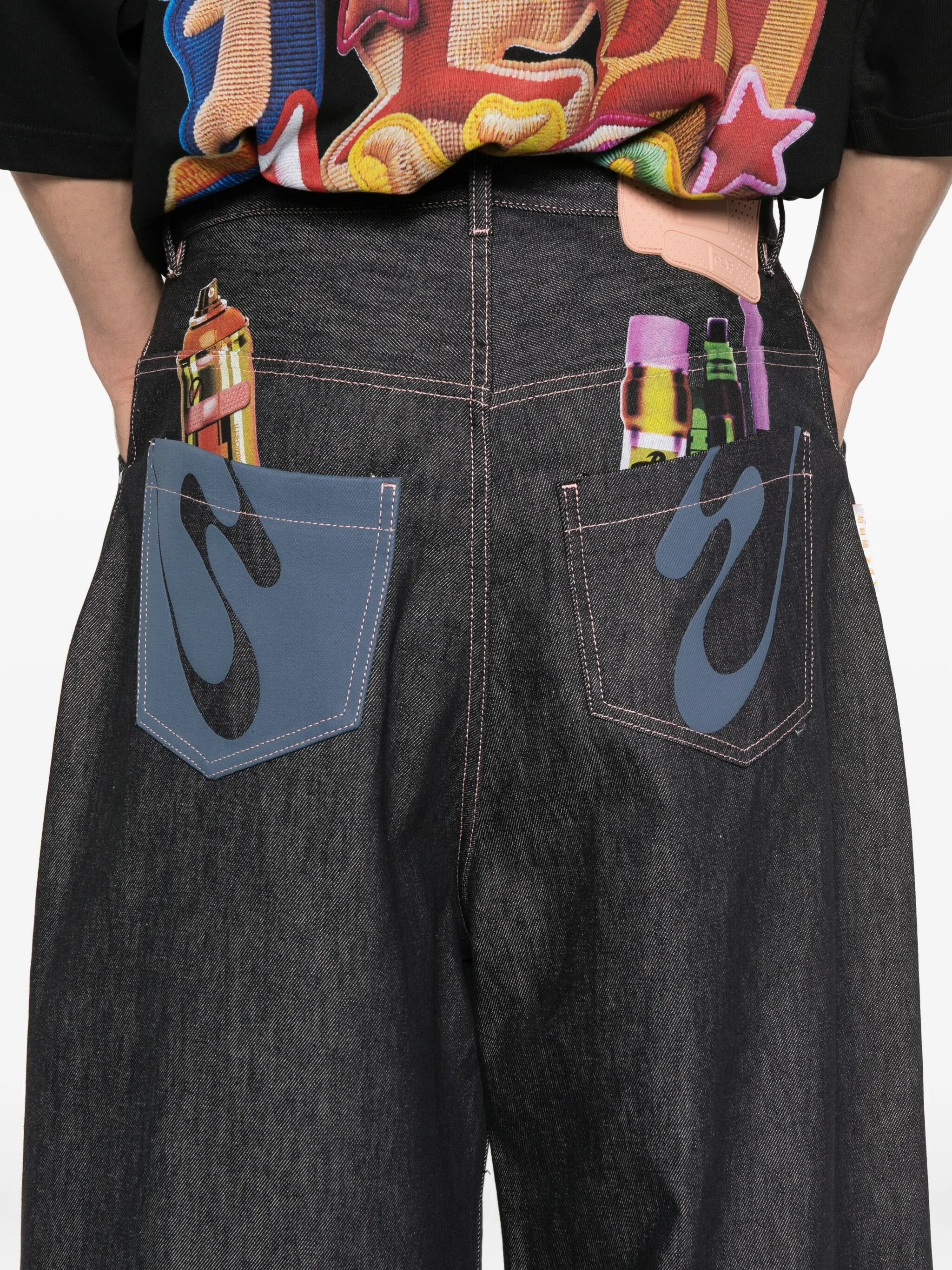 Pdf Panelled Denim Jeans - 2