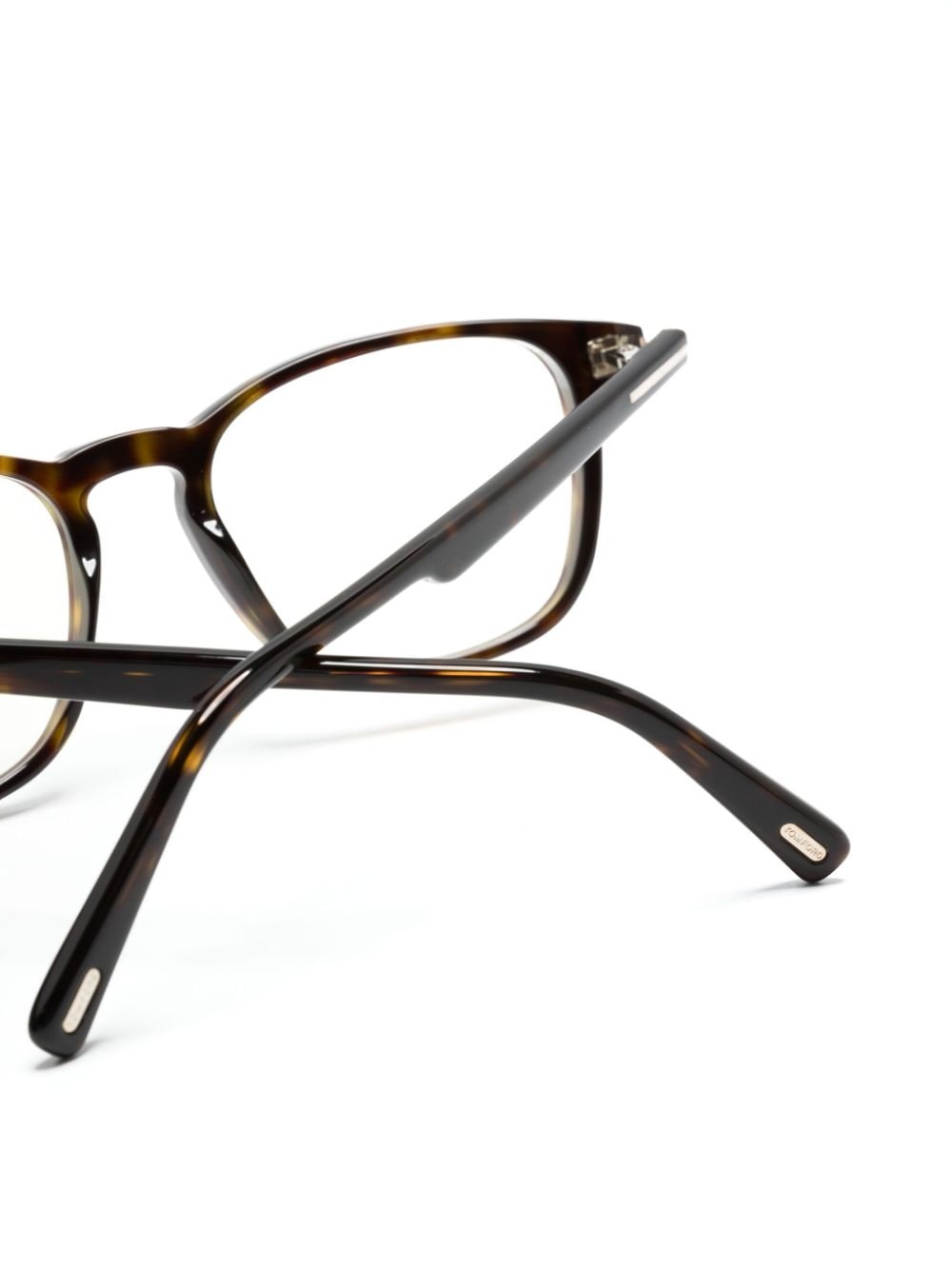 tortoiseshell square-frame glasses - 3