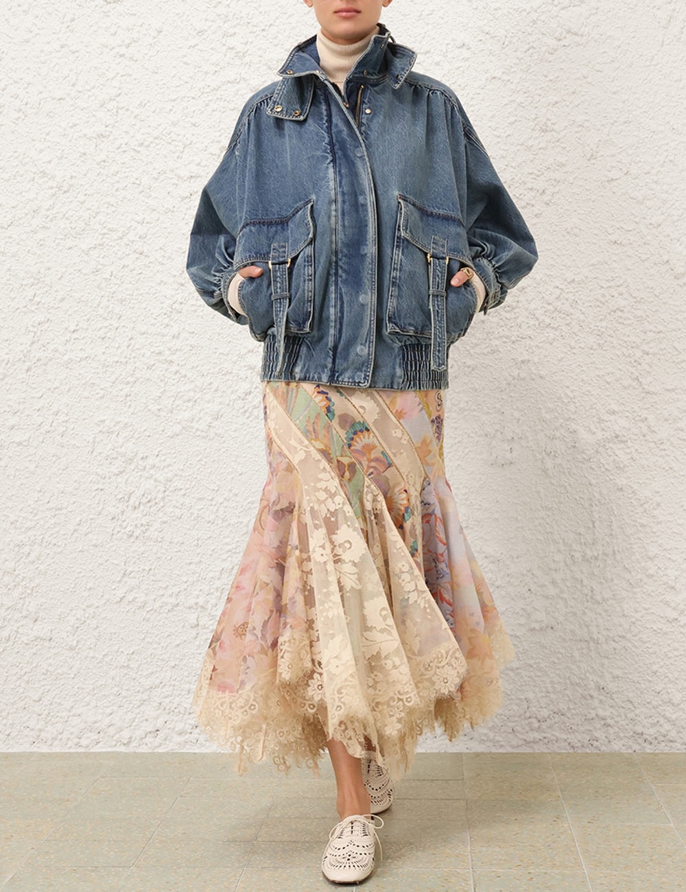 EDEN SPLICED MAXI SKIRT - 2