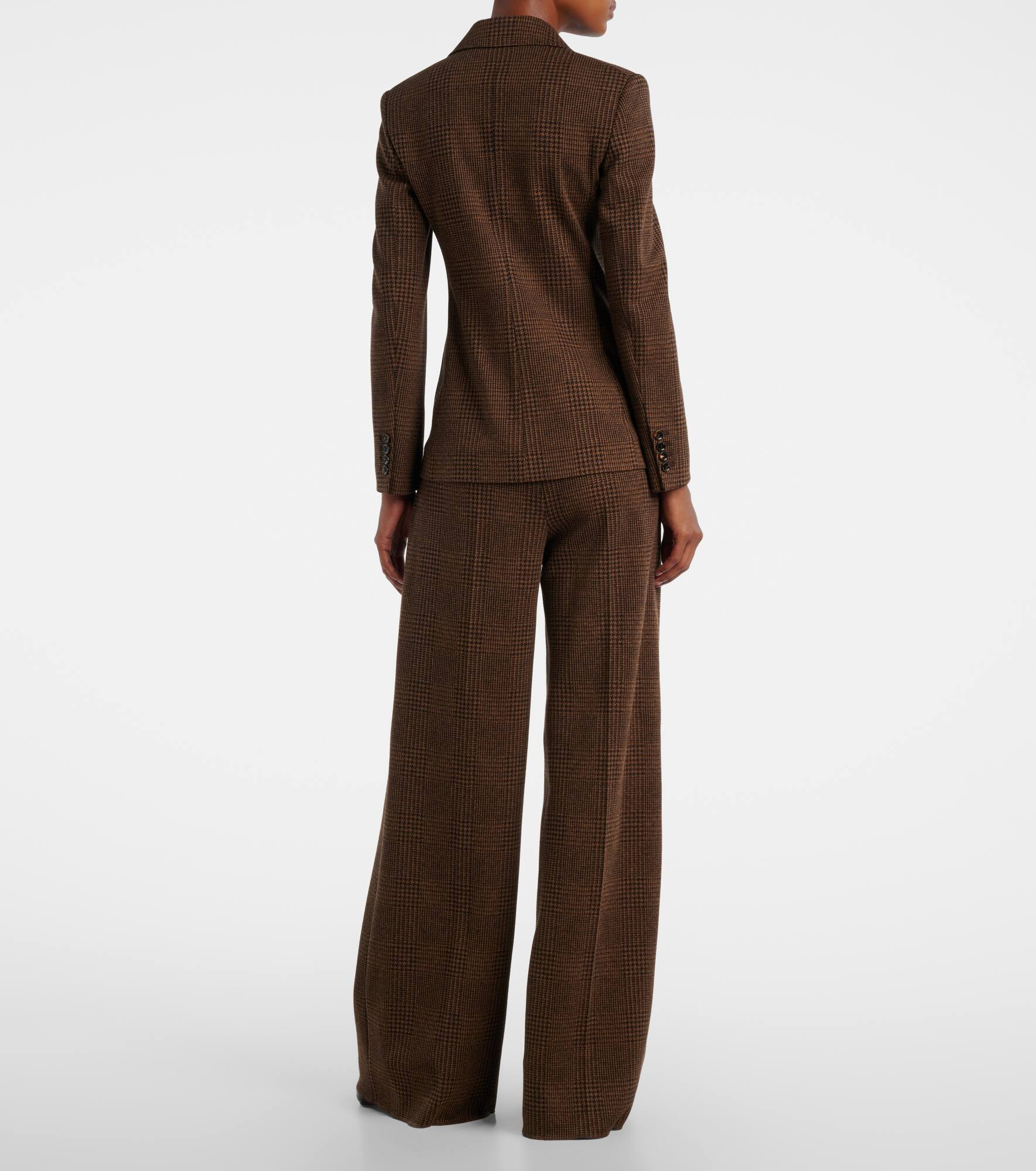 Zulma plaid cotton and wool-blend blazer - 3