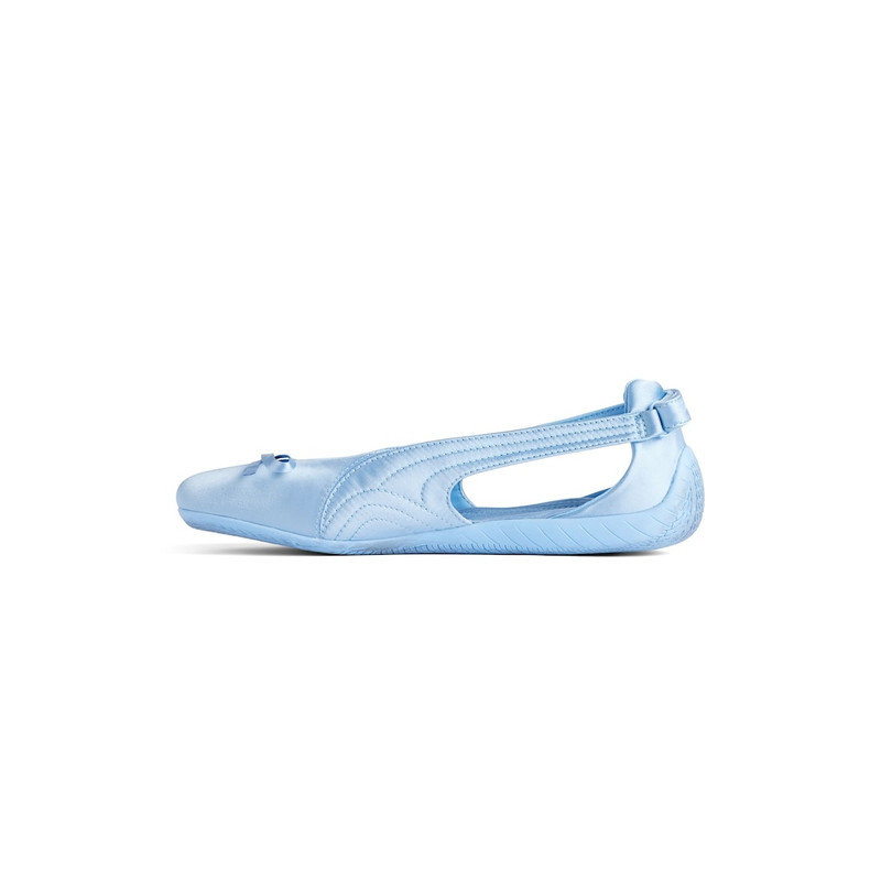 BALENCIAGA Women's Speedcat Ballet Satin Balenciaga in Light Blue outlook