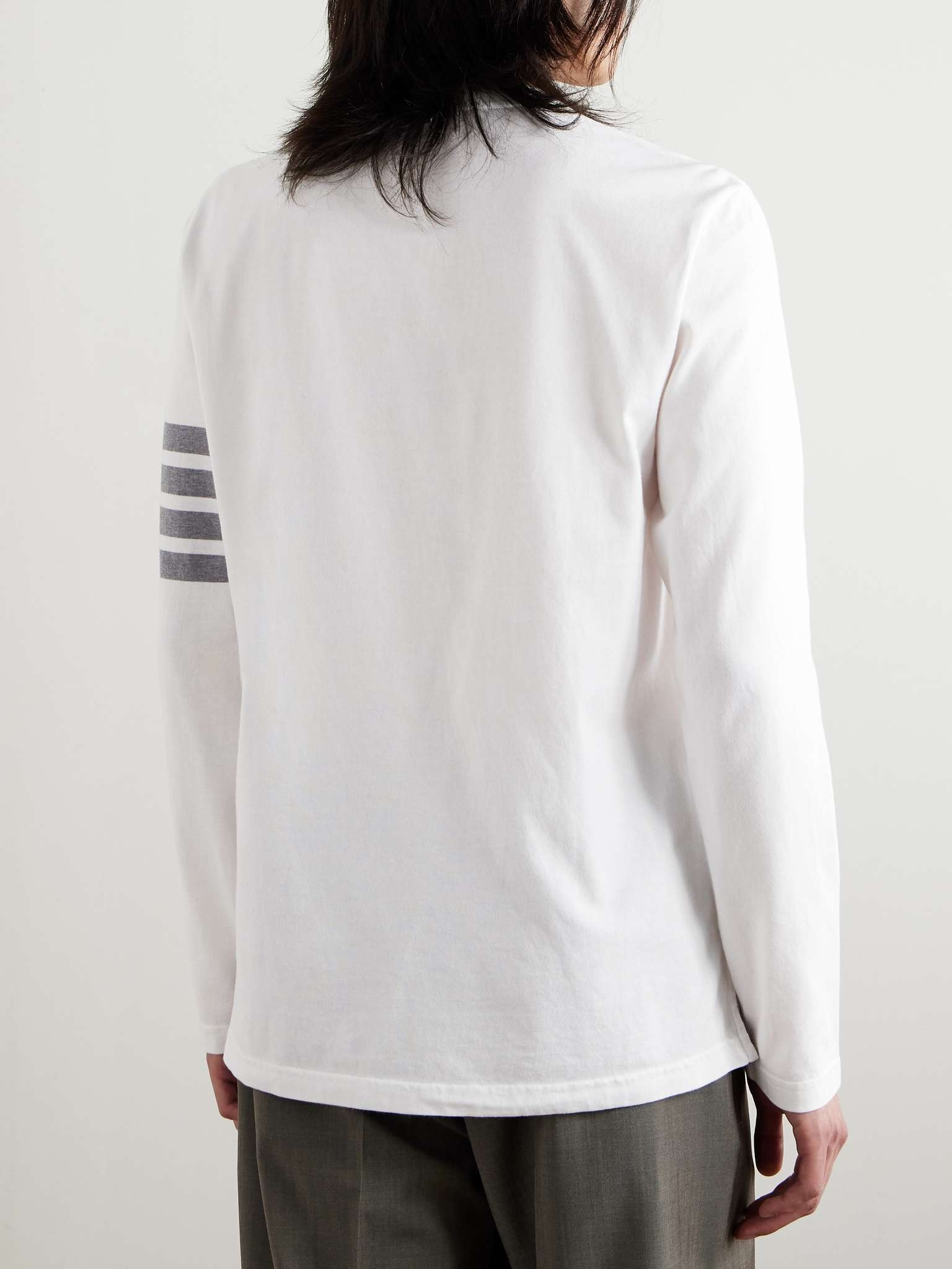Striped Cotton-Jersey T-Shirt - 3
