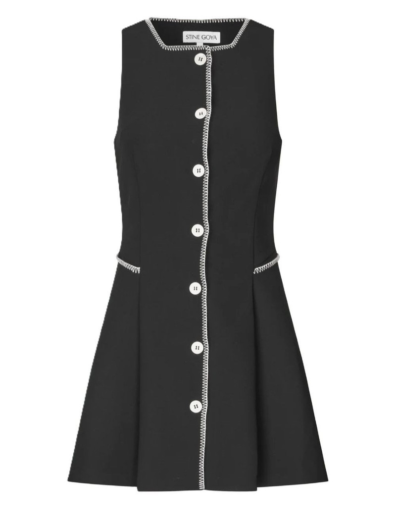 BUTTON UP MINI DRESS 1