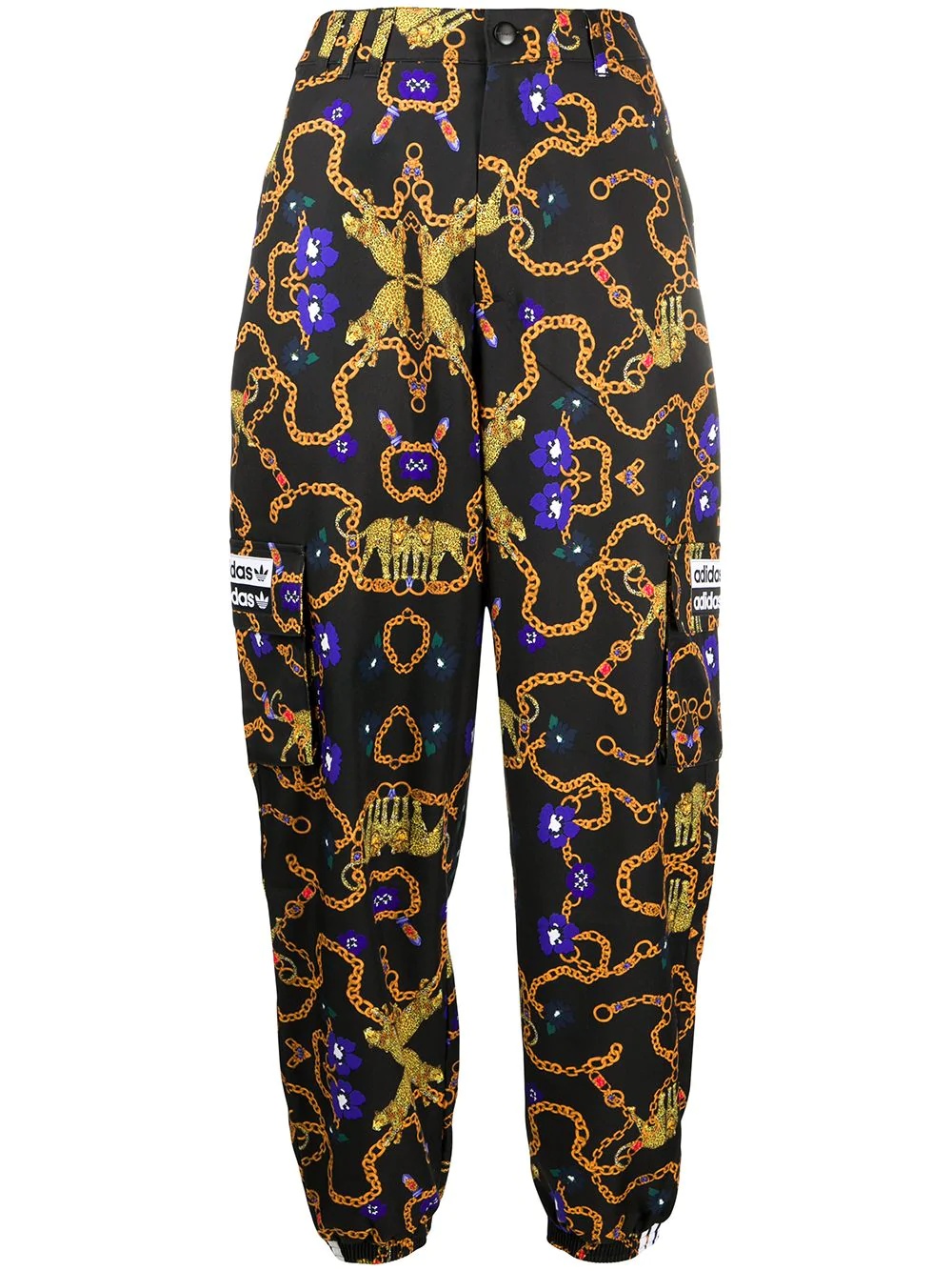 Her Studio London baroque-print trousers - 1