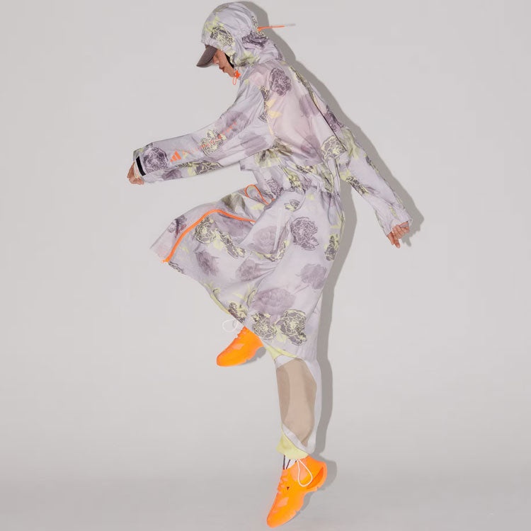 (WMNS) adidas By Stella McCartney Sportswear Long Parka 'Grey Orange' IN3635 - 6