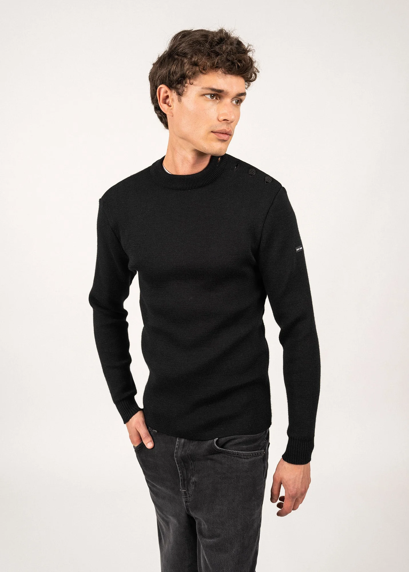 MATELOT Wool Fisherman Sweater - 1