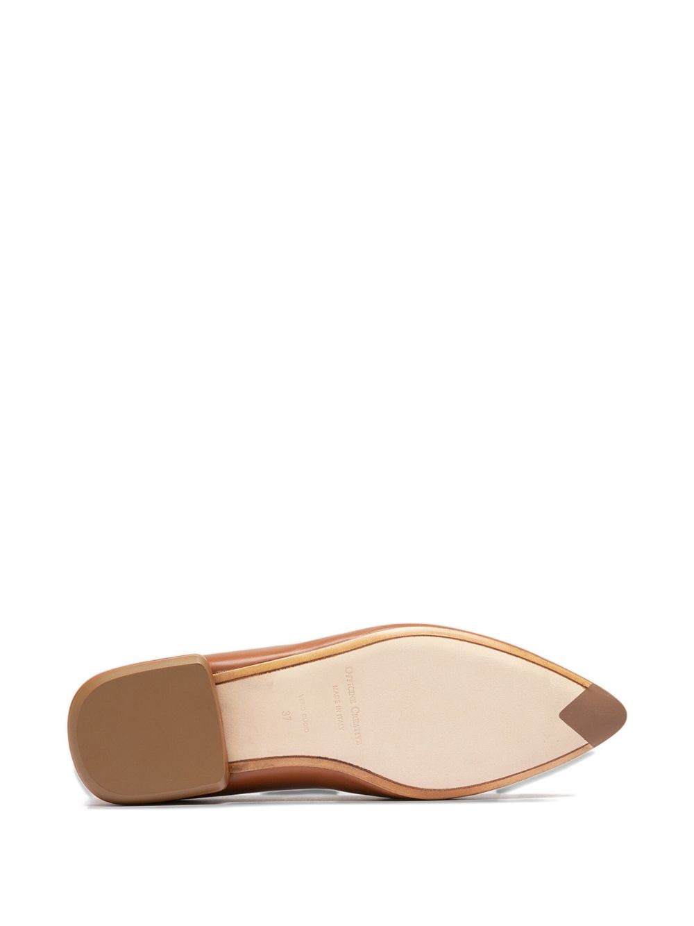 leather flat pumps - 5