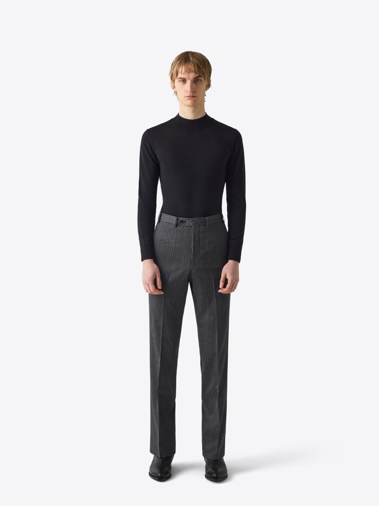 TROUSER 77 BLACK BRIT STRIPE - 2