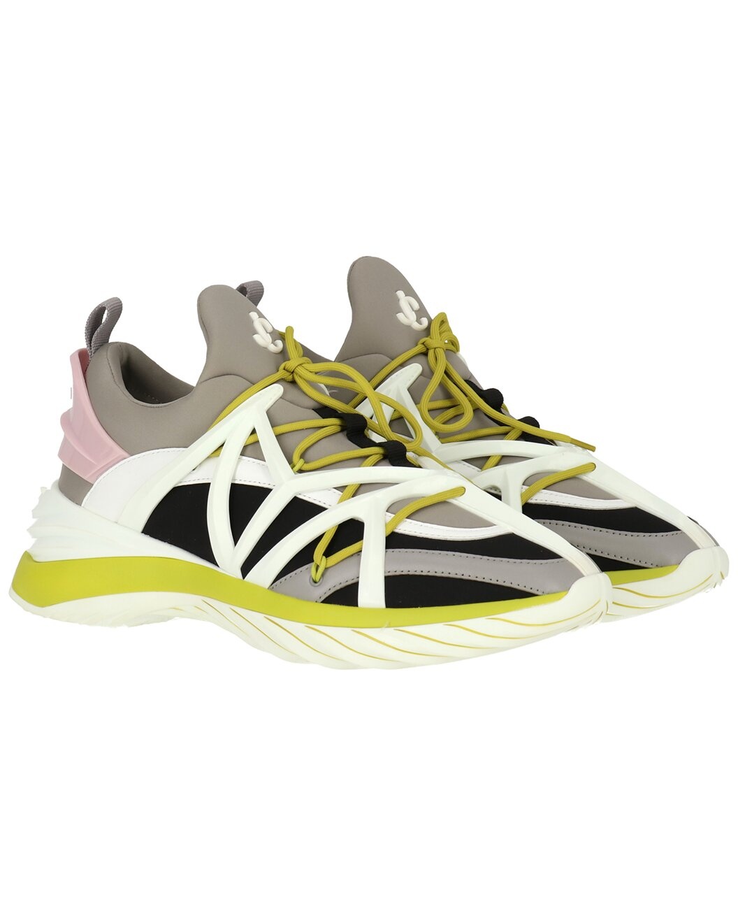 Jimmy Choo Cosmos/F Neoprene & Leather Sneaker - 1