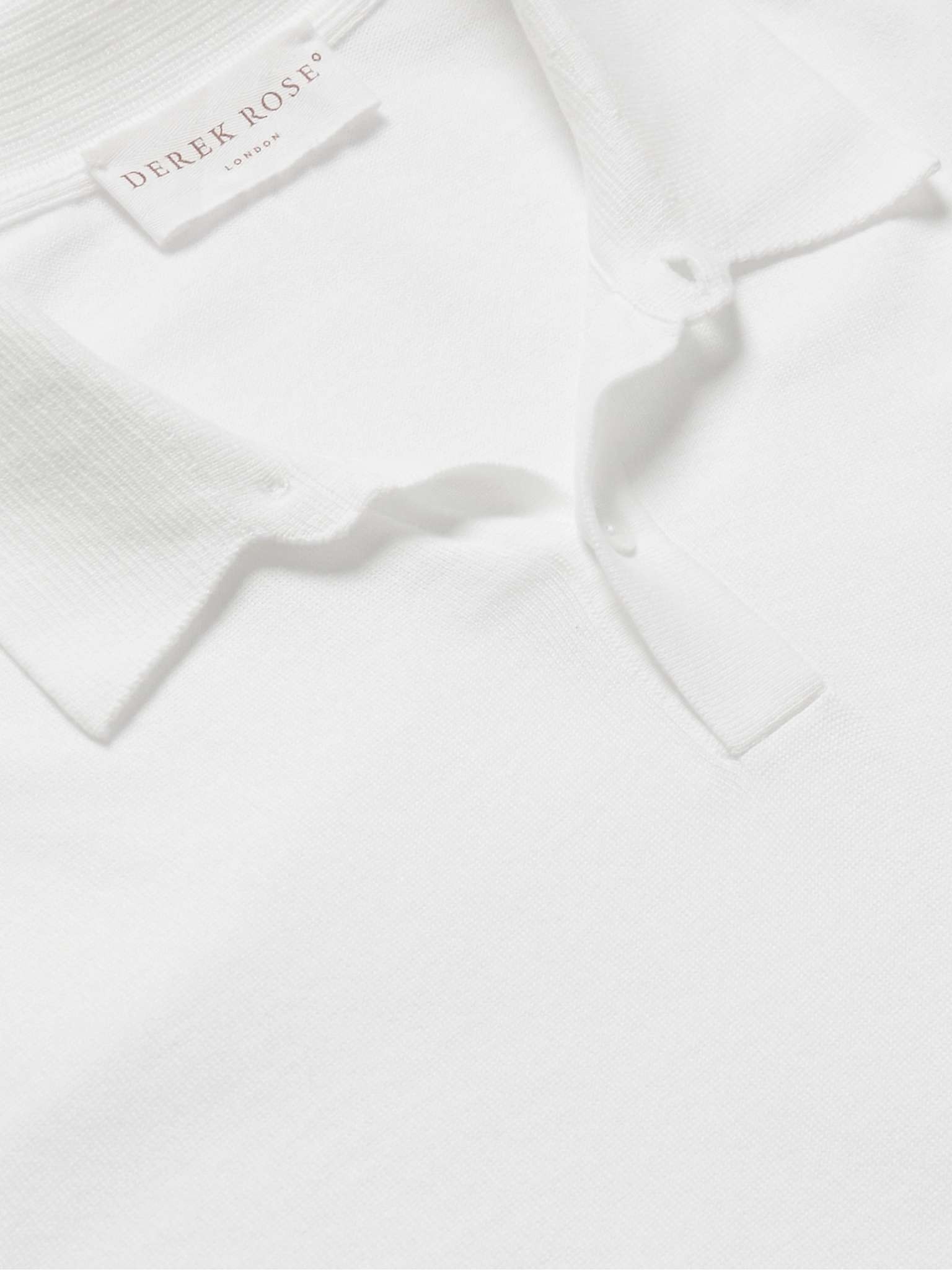 Jacob Garment-Dyed Sea Island Cotton Polo Shirt - 5