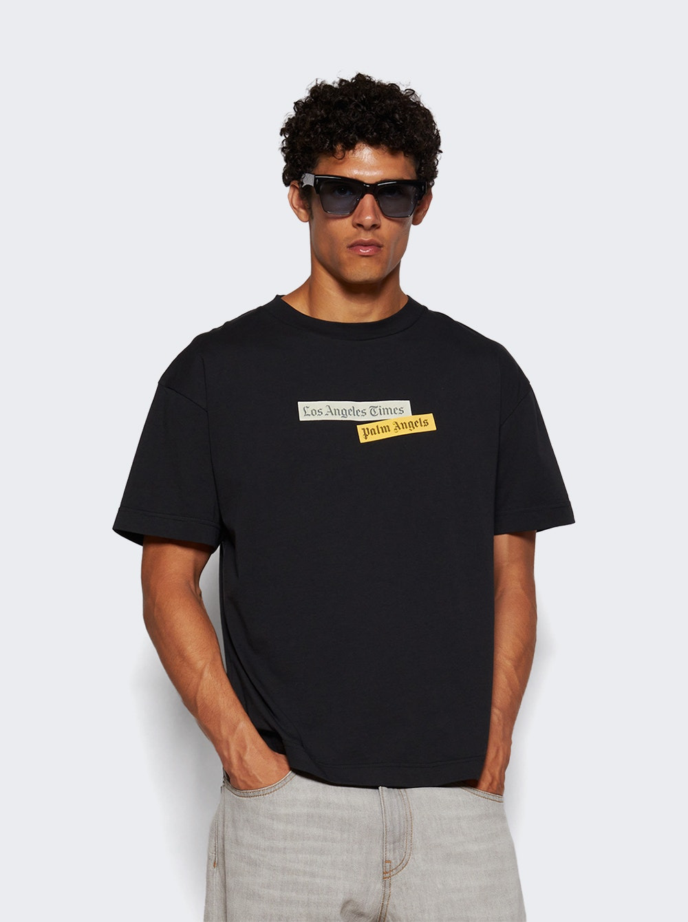 X La Times Regular Tee Black - 2