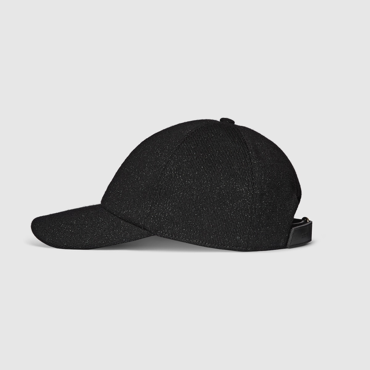 Knit wool, viscose and lamè baseball hat - 2