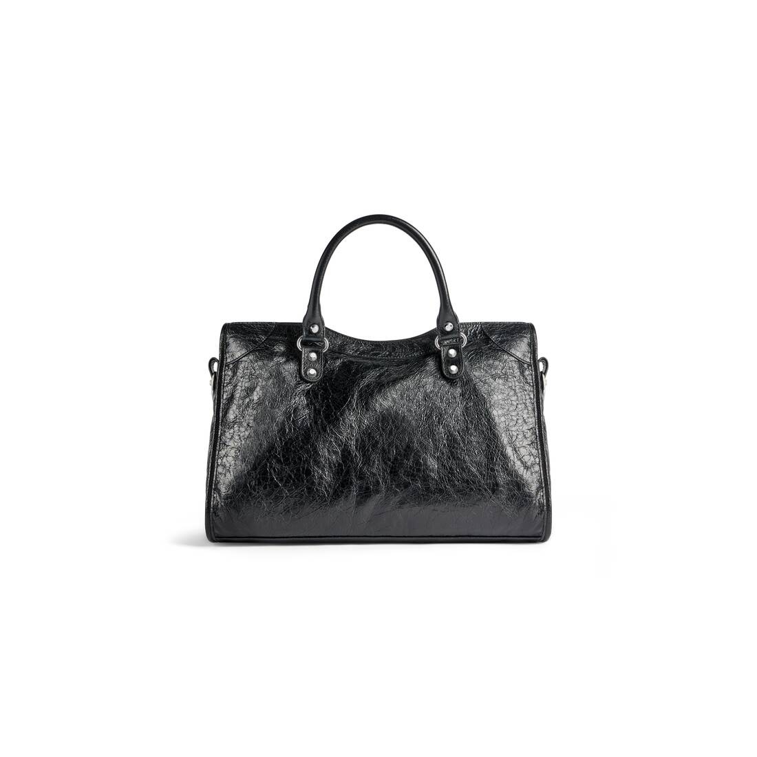 BALENCIAGA Le City Medium Bag in Black | REVERSIBLE