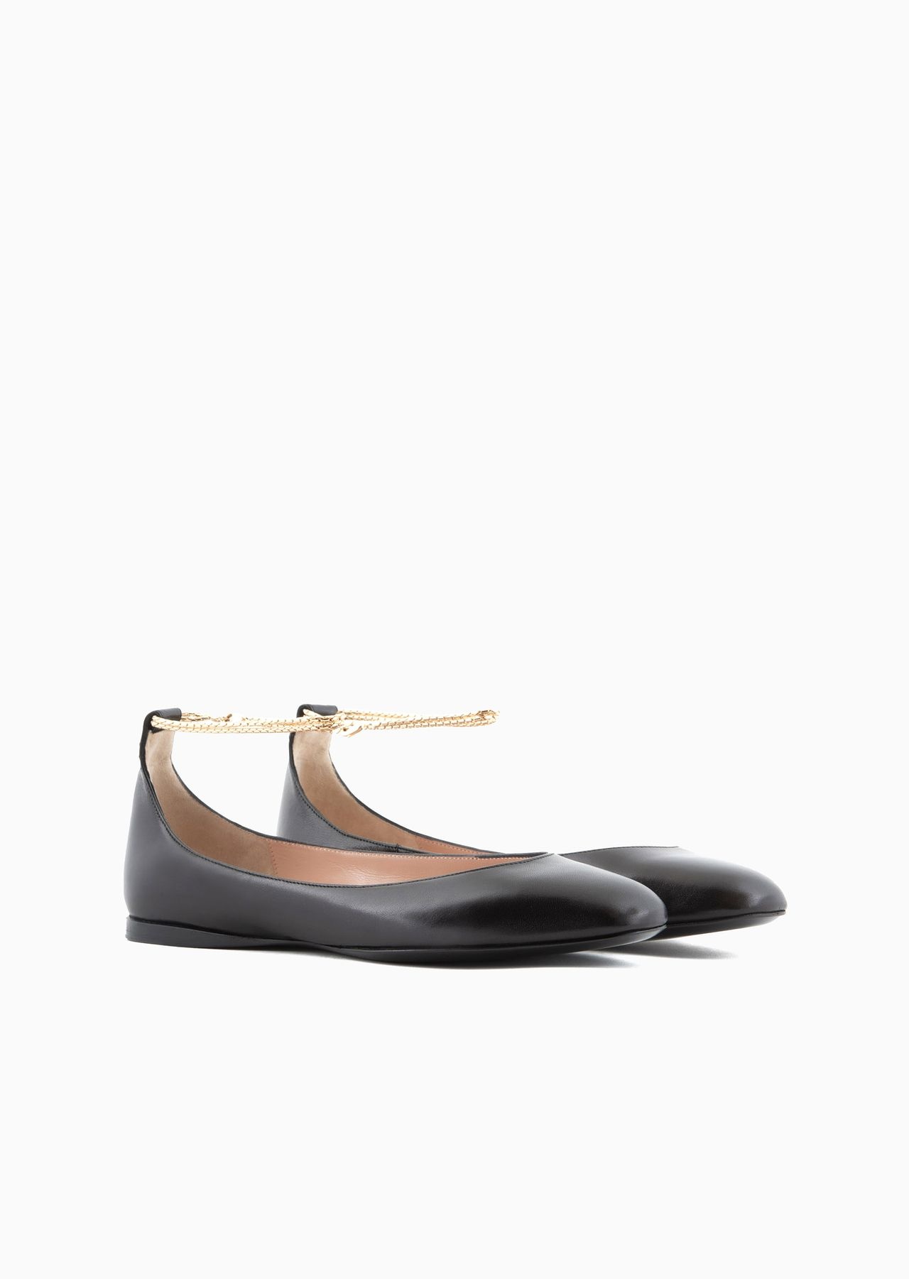 Nappa-leather ballerinas with strap - 2