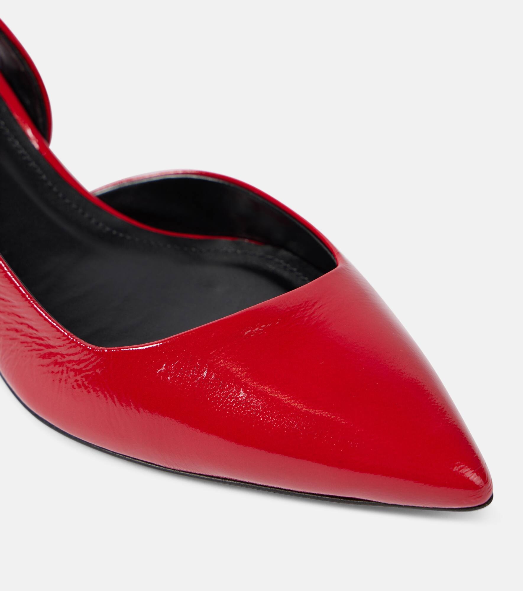 Piery patent leather slingback pumps - 6