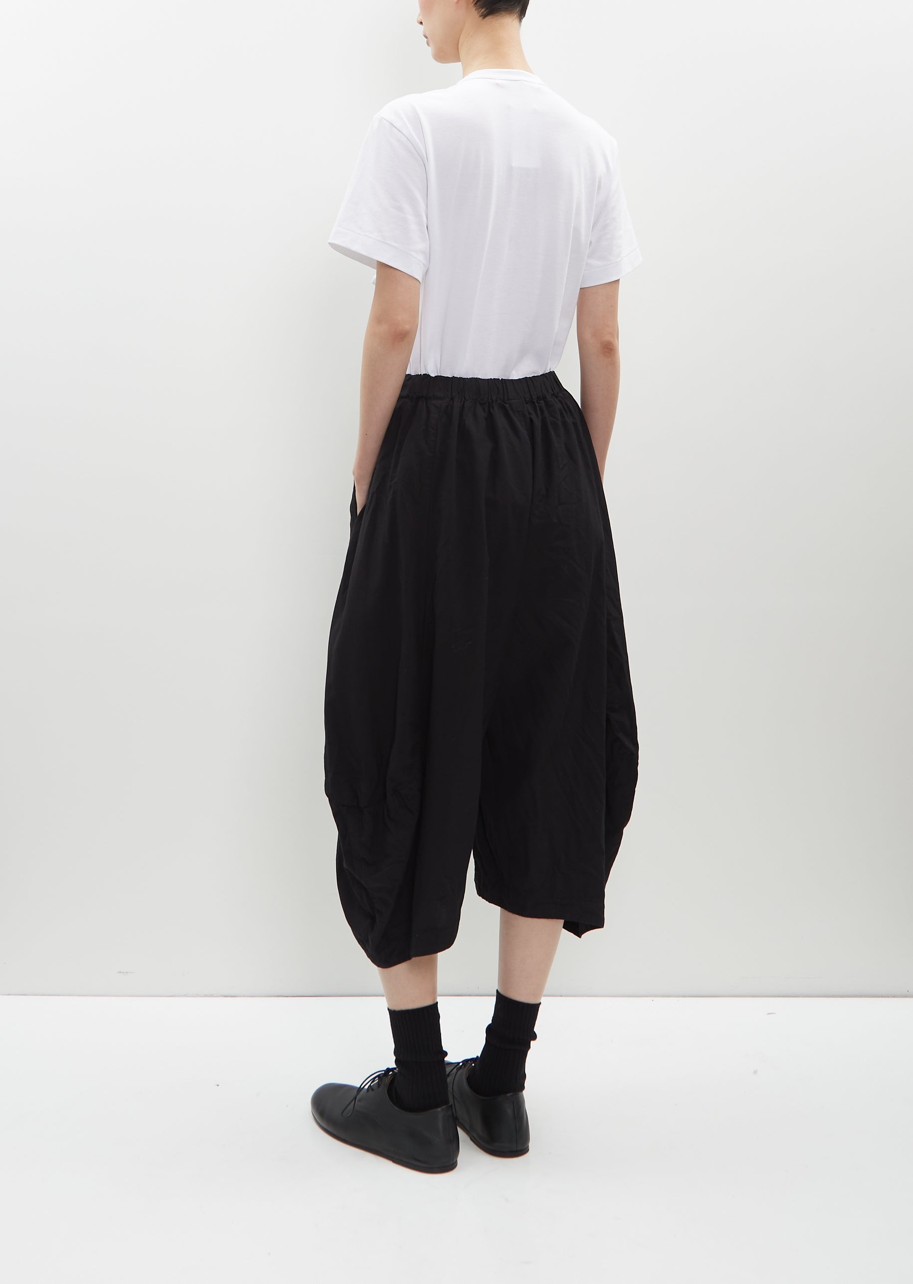 Cropped Asymmetrical Pull On Pant - 3