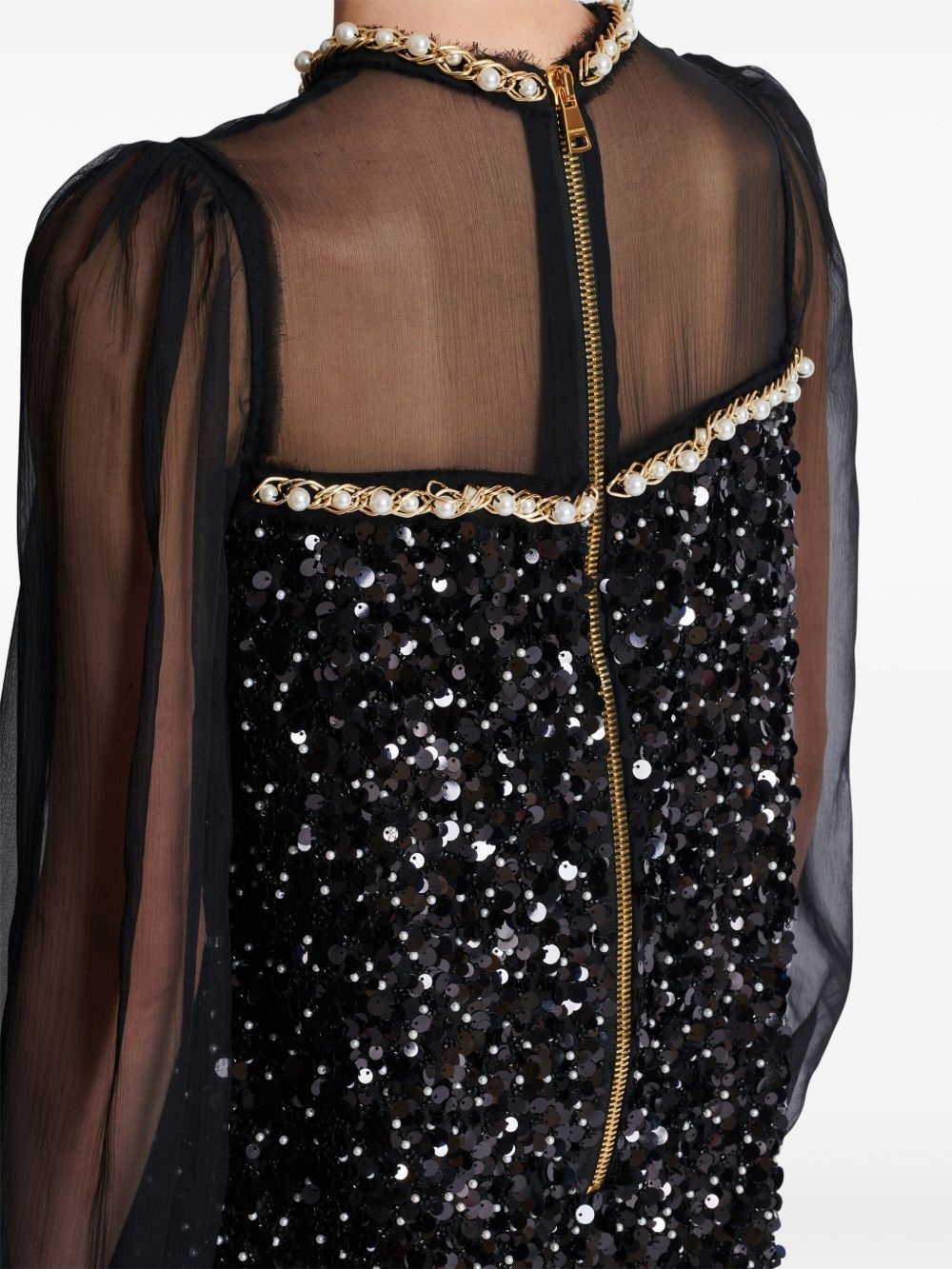 sequin detailing dress - 7