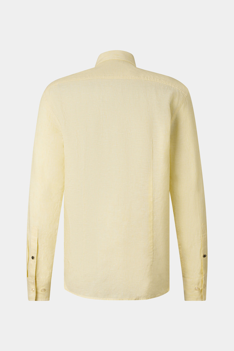 BOGNER Timi linen shirt in Yellow outlook