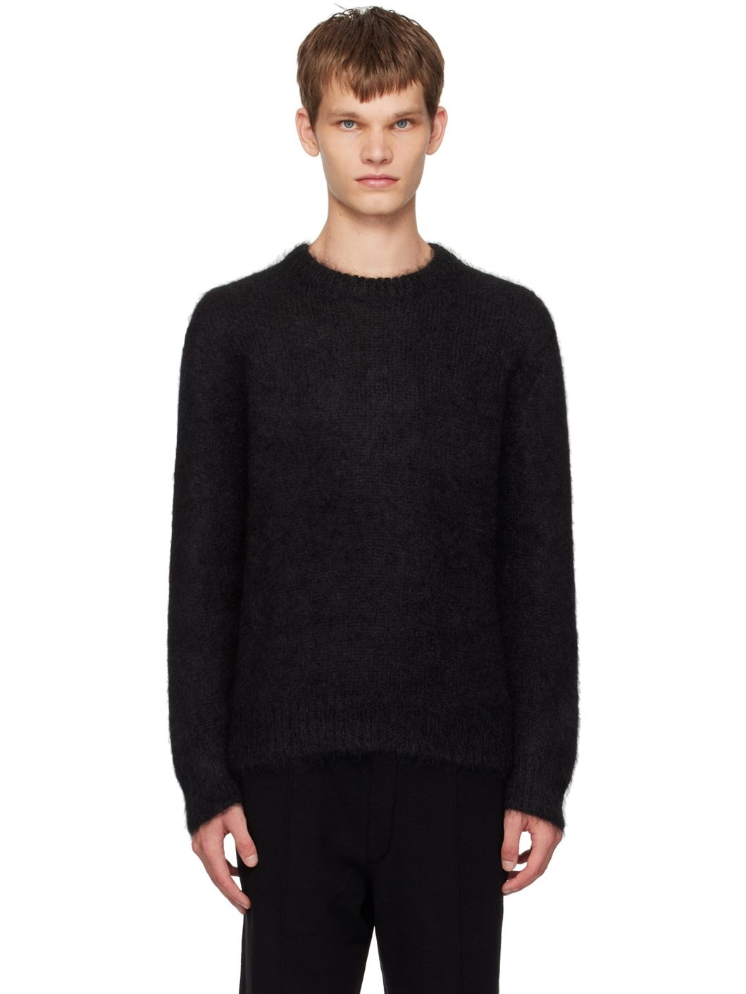 Black Crewneck Sweater - 1