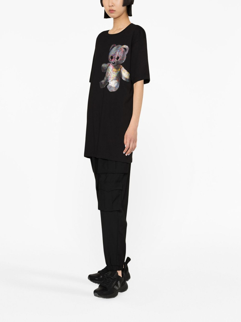teddy bear-print cotton T-shirt 4