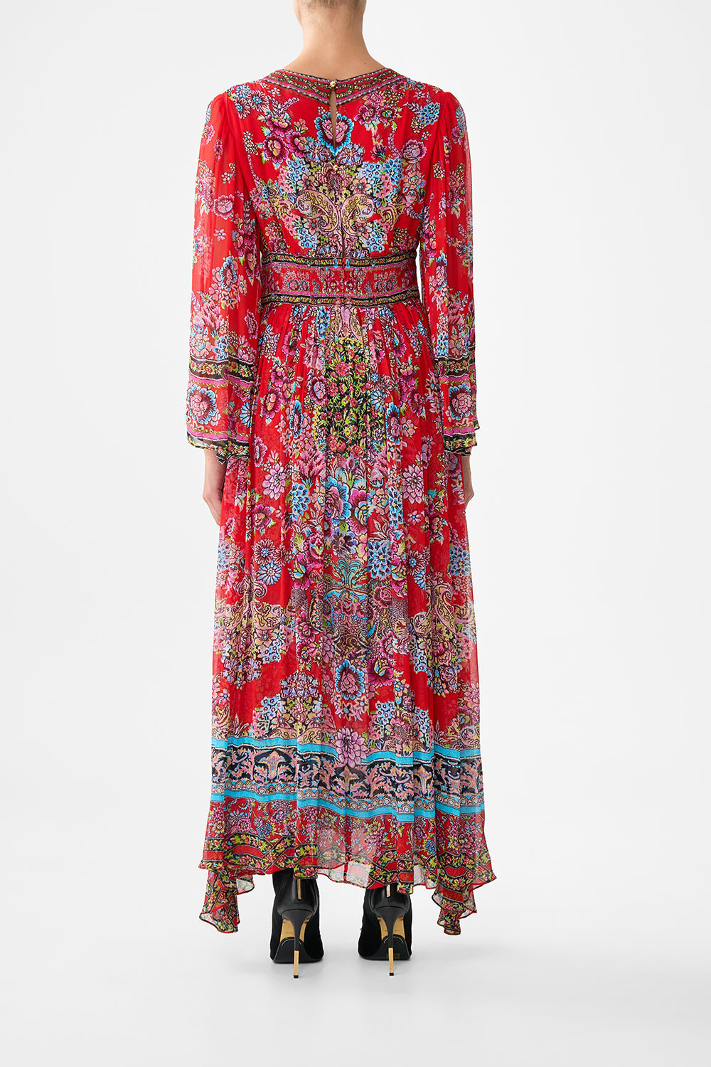 HARDWARE DETAIL LONG SLEEVE DRESS - 3