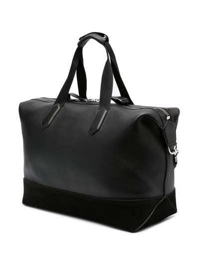 TOM FORD logo-patch pebbled holdall outlook