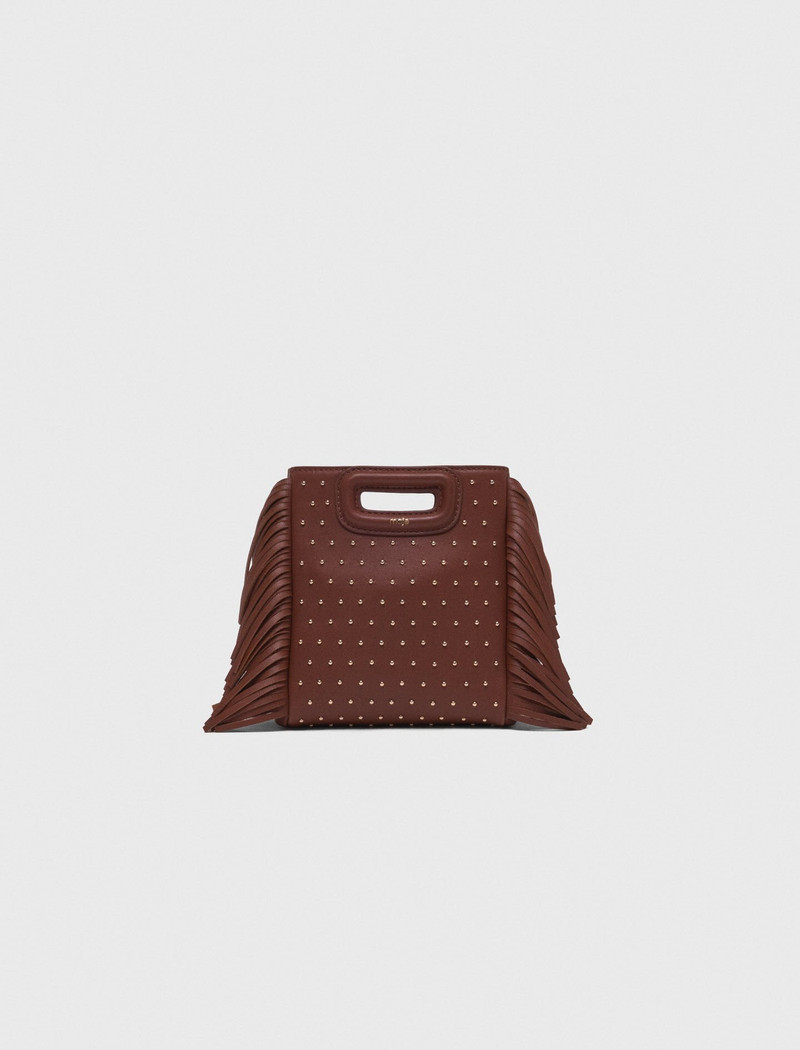 Leather M mini bag with studs 1