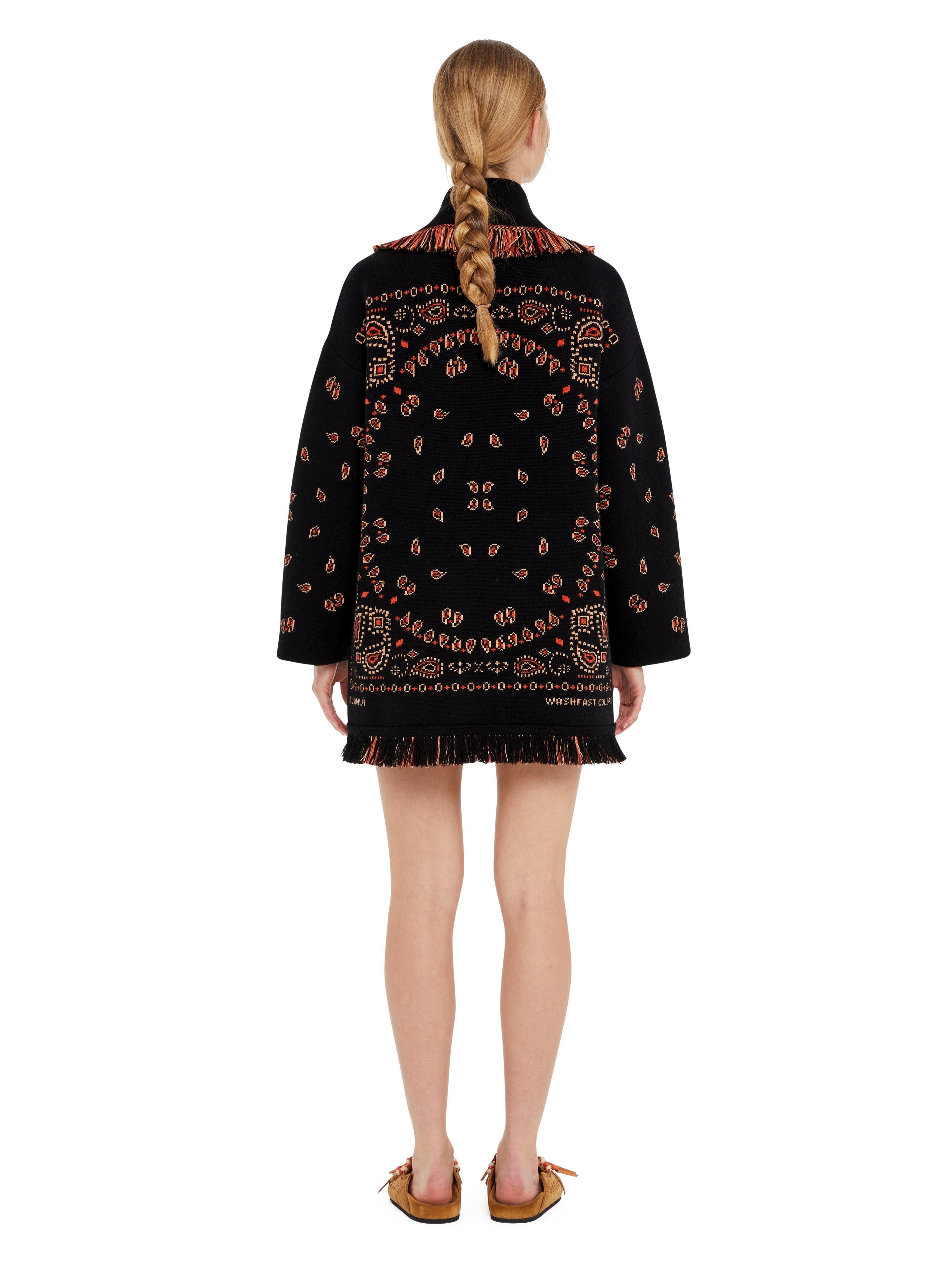Bandana Jacquard Cardigan - 7