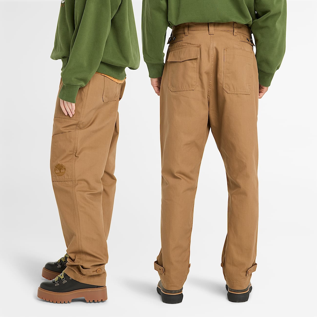 Wide-Leg Cargo Pant - 3