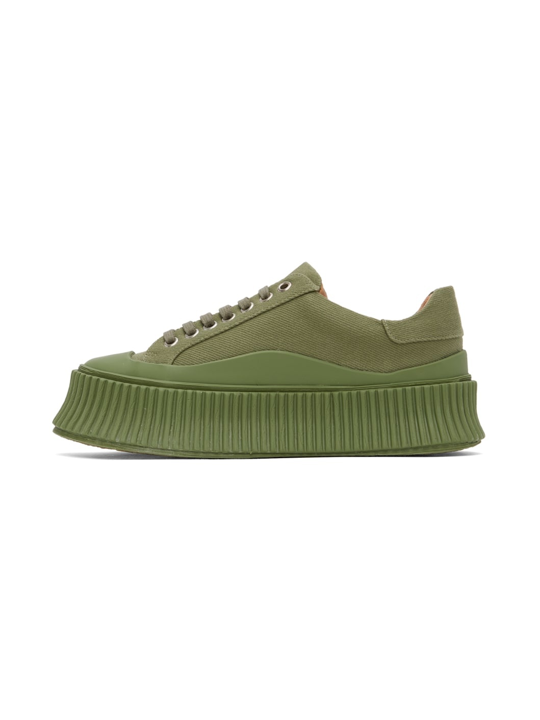 Green Platform Sneakers - 3