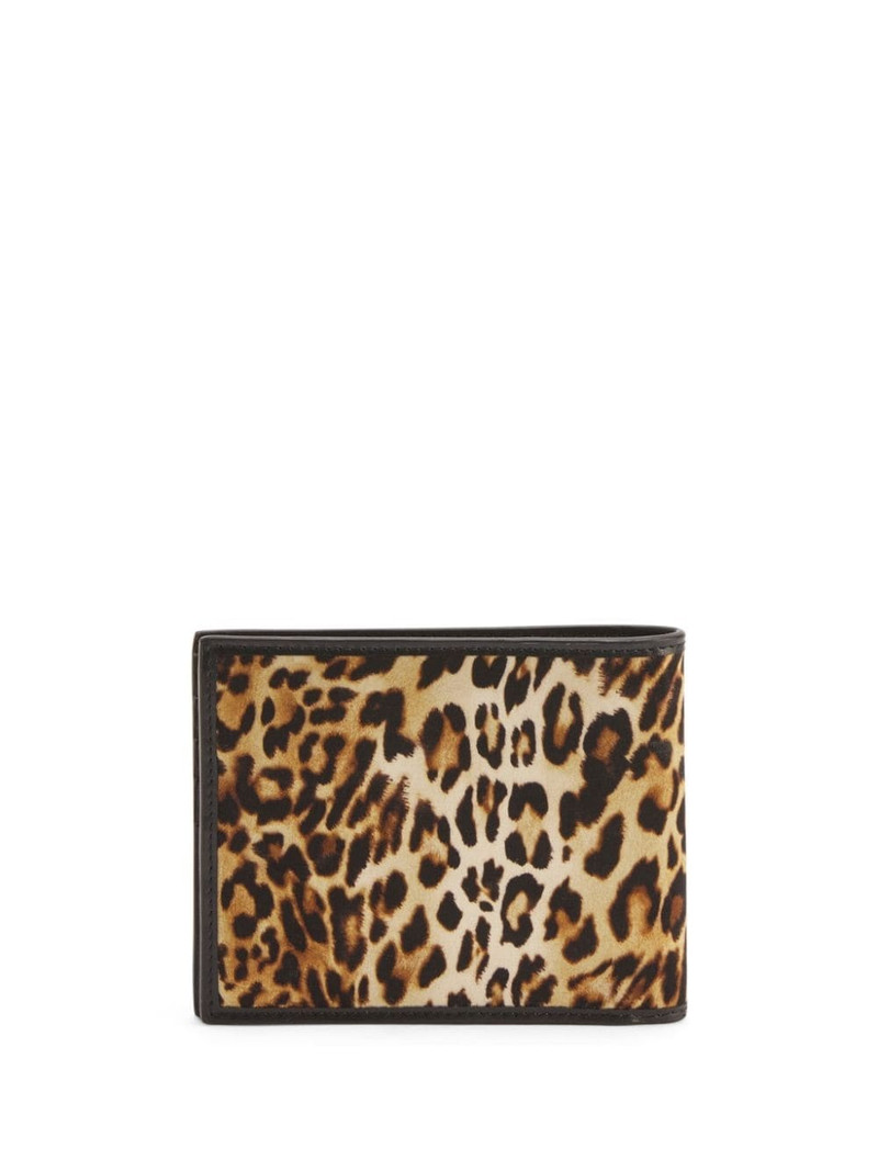 Giuseppe Zanotti Albert leopard-print wallet outlook