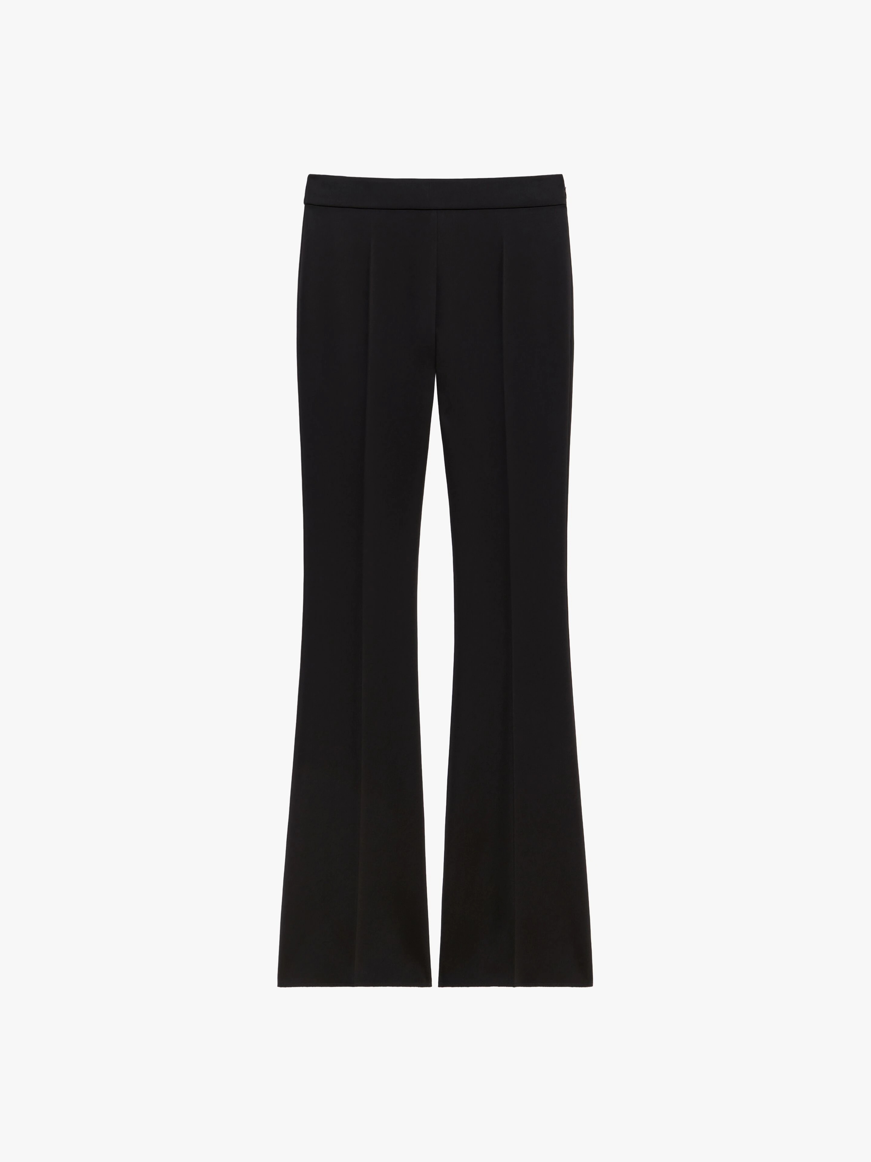 FLARED PANTS IN CREPE DE SATIN - 1