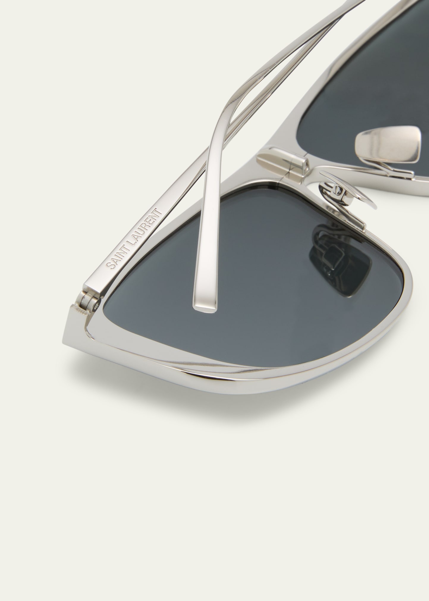 Luna Mirrored Zinc Alloy Shield Sunglasses - 5