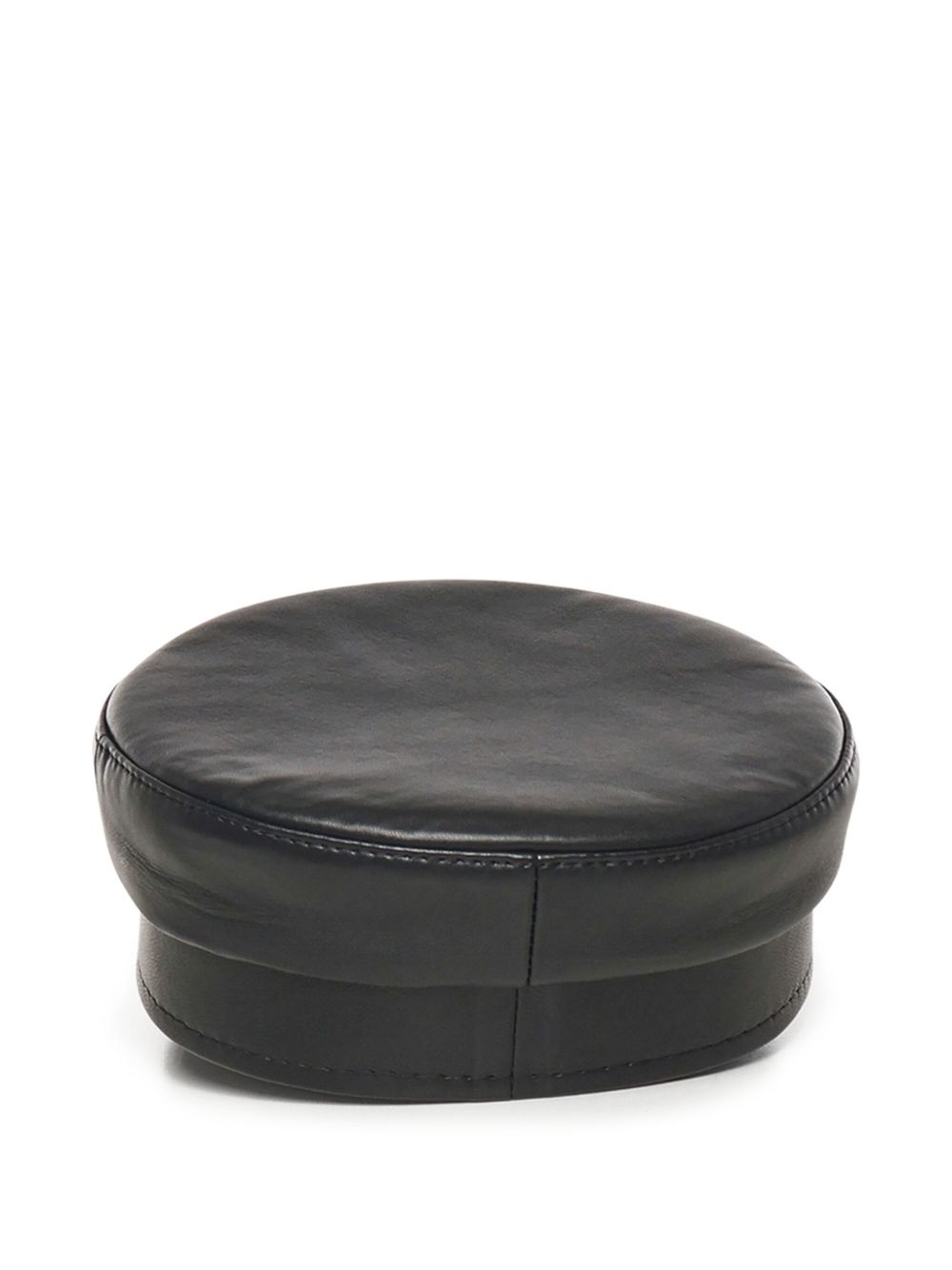 leather cross-detail hat - 2